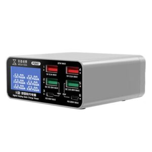 Voltímetro digital 6 puertos, carga rápida.