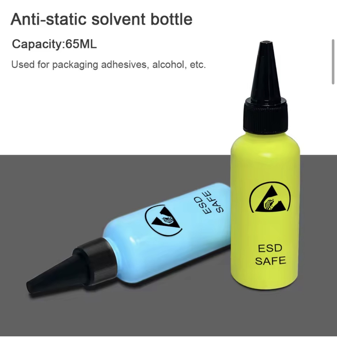 Botella dispensador de alcohol